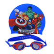 MESUCA AVENGERS SWIM CAP AND GOOGLE SET (+3Y)