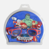 MESUCA AVENGERS SWIM CAP AND GOOGLE SET (+3Y)