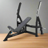 XFW7200-19 TRUE INCLINE BENCH W/PLATE HOLDER CHARCOAL