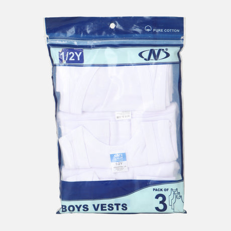 Boys Innerwear Vest 3 Pieces