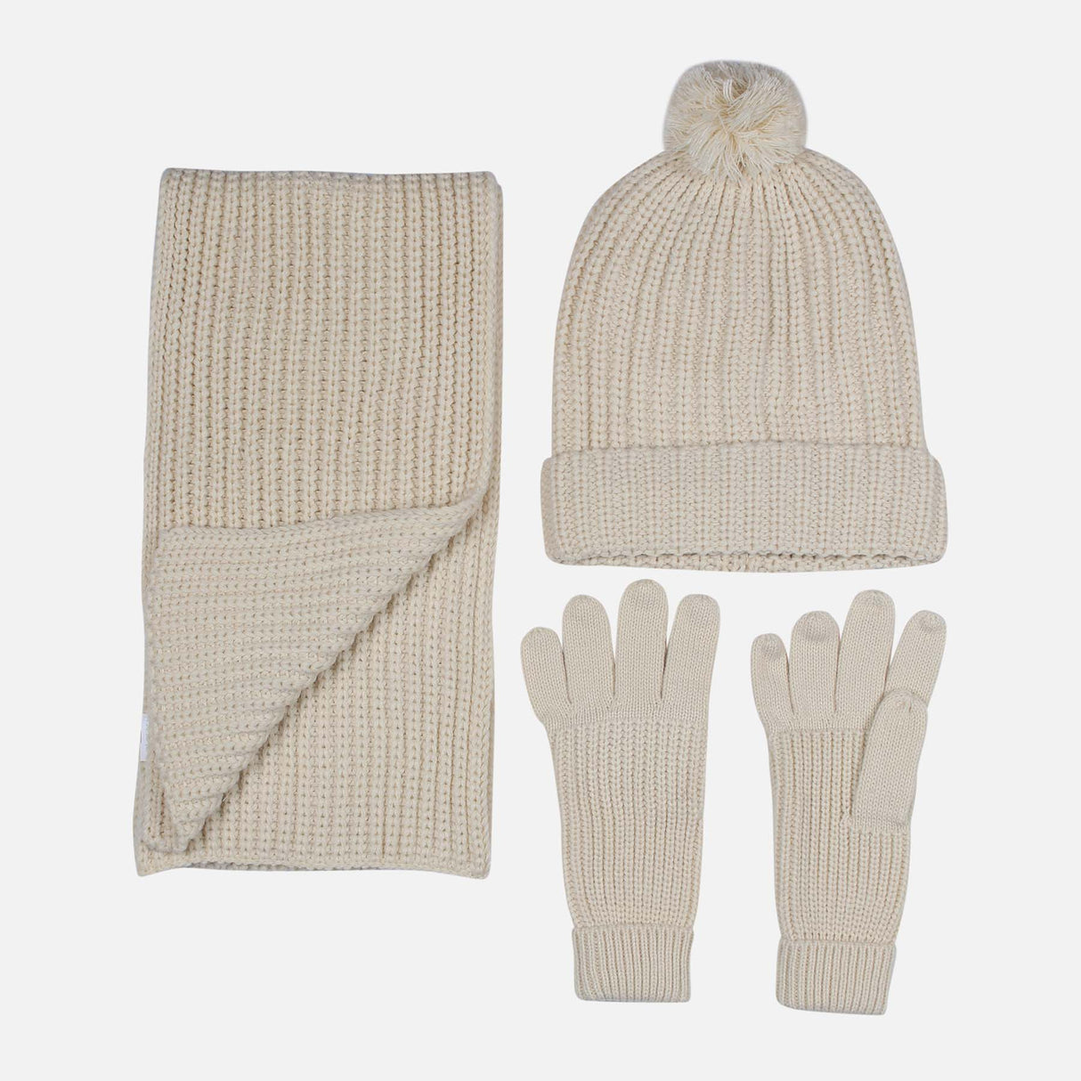 LADIES FASHION SCARF & CAP & GLOVES