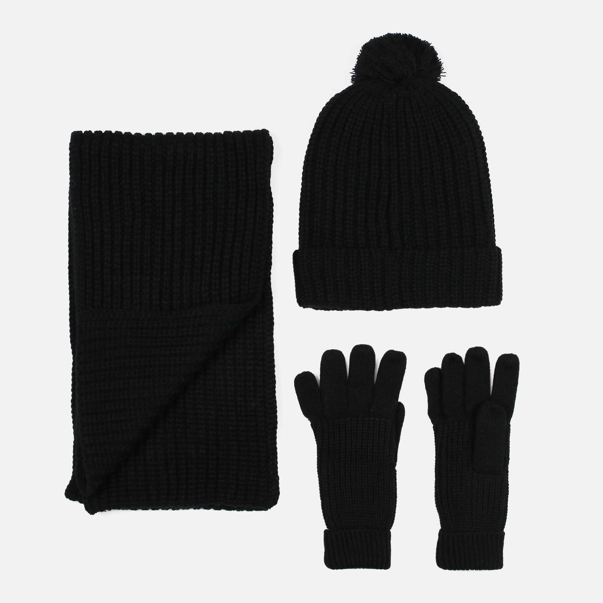 LADIES FASHION SCARF & CAP & GLOVES