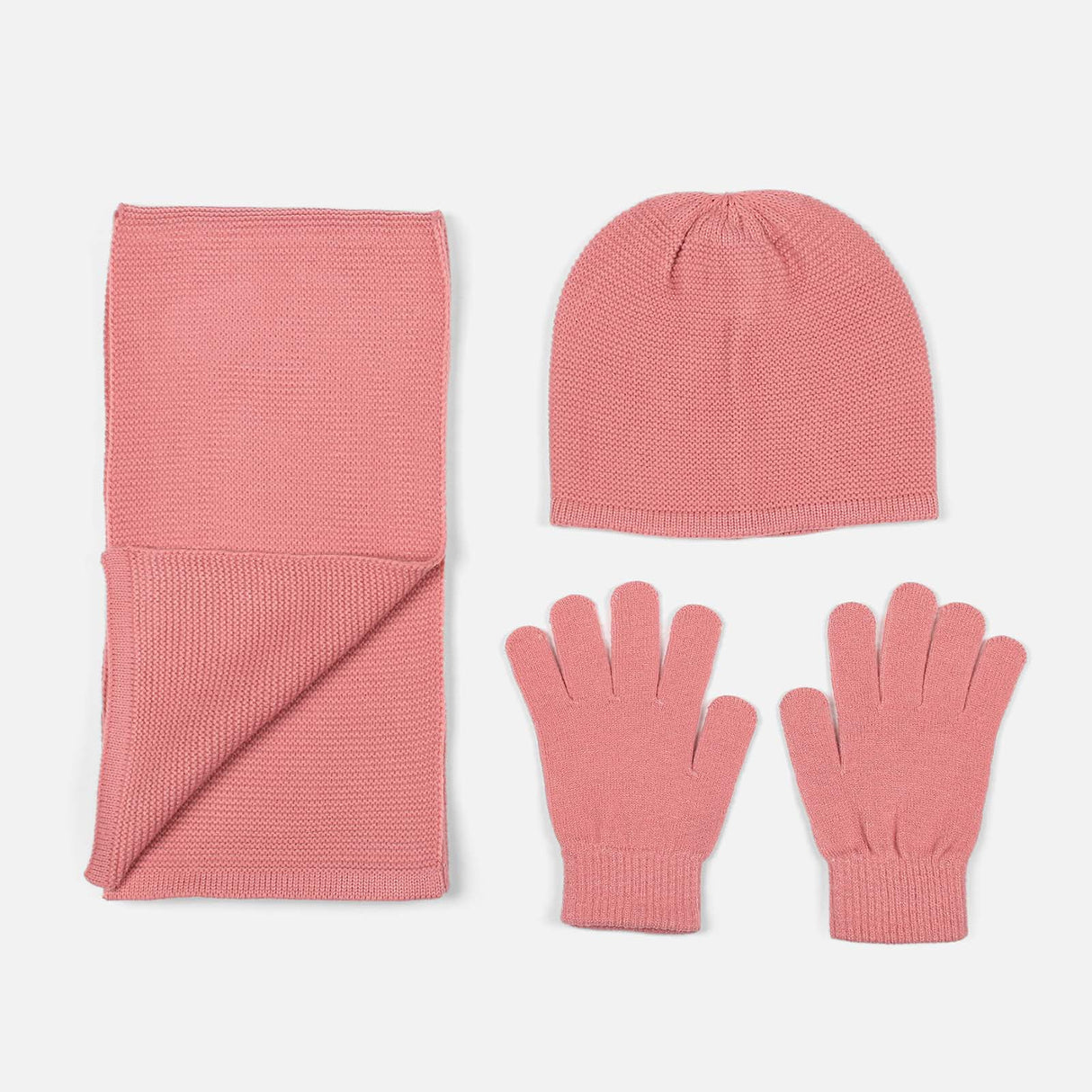 GIRLS SCHOOL SCARF & CAP & GLOVES