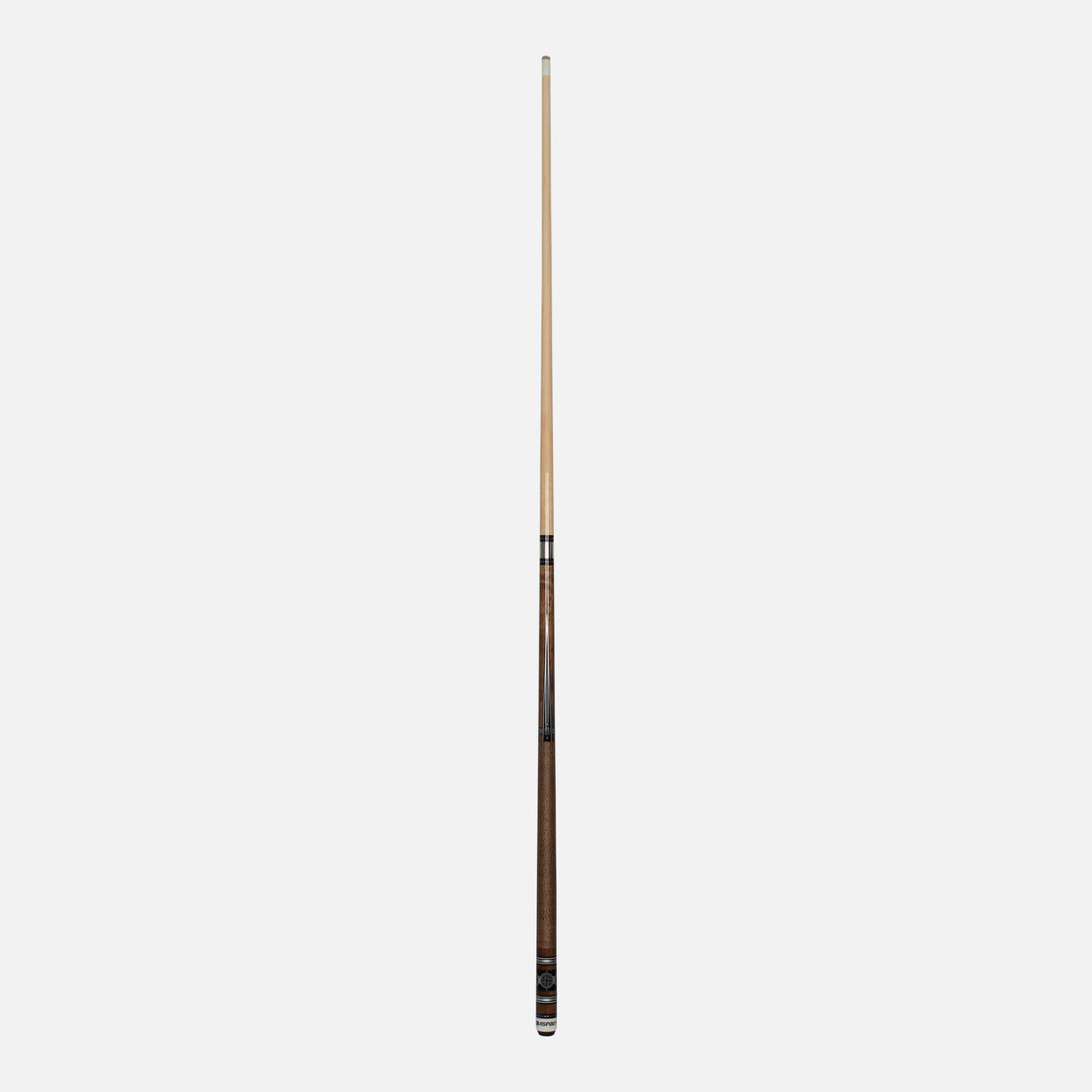 BILLIARD MAPLE CUE W/BAG WLNUT/DCL BUTT