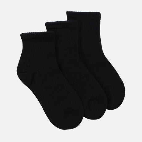 UNISEX SCHOOL QUARTER SOCK 3PRS