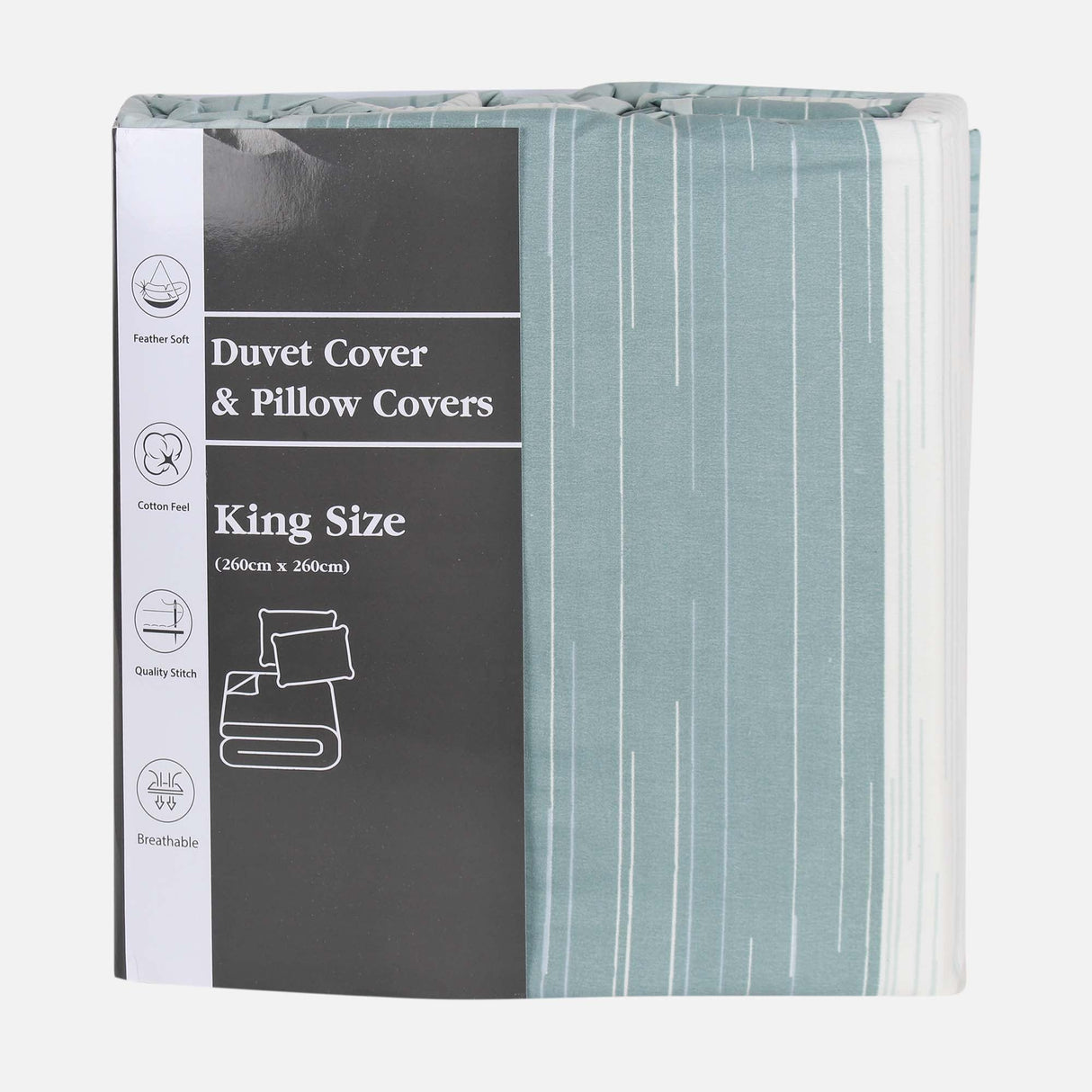DUVET WITH PILLOW COVER (260X260 CM)