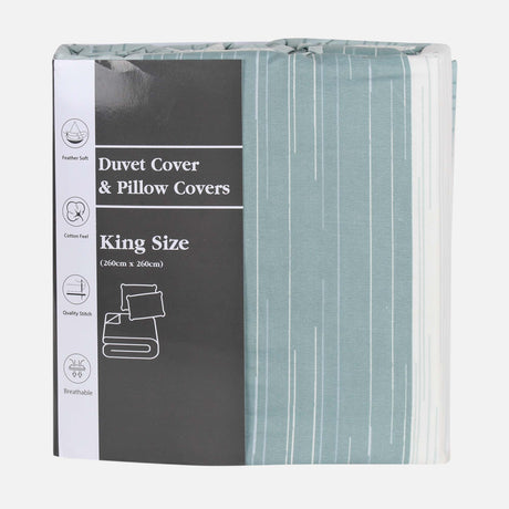 DUVET WITH PILLOW COVER (260X260 CM)