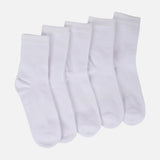MEN SCHOOL CREW SOCK 5 PAIRS