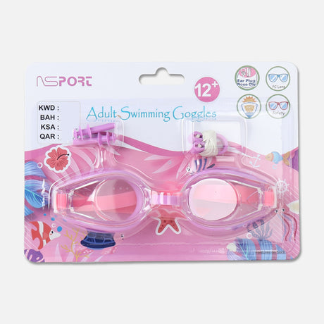 Goggles With Ear Plug & Nose Clip (12+)