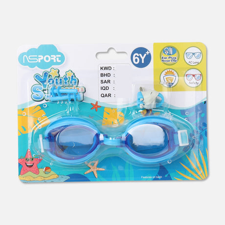 Goggles With Ear Plug & Nose Clip (6+)