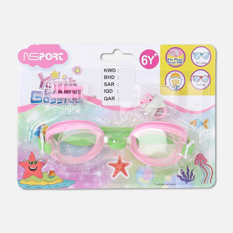 Goggles With Ear Plug & Nose Clip (6+)