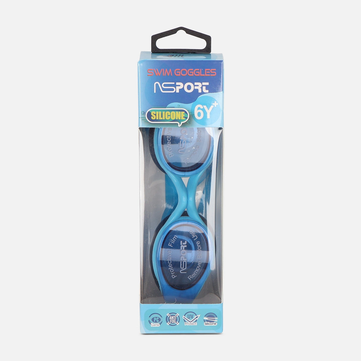 Goggles Anti Fog With Silicone Eye Cup & Strap (6Y+)