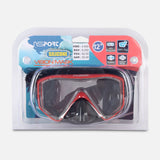 SWIM MASK ANTI FOG WITH SILICONE MASK & STRAP (+12Y)
