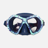 SWIM MASK TEMPERED GLASS LENS SILICONE MASK & STRAP(+12Y)