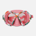 SWIM MASK TEMPERED GLASS LENS SILICONE MASK & STRAP(+12Y)