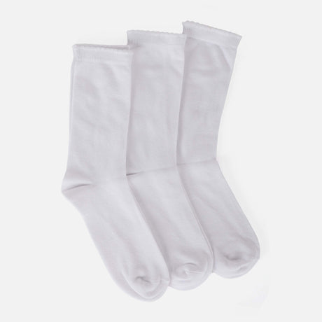 GIRLS LONG SOCKS WITH PICCOT