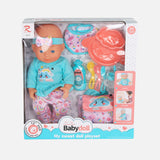 BABY DOLL + SCHOOL BAG (WITHOUT IC)