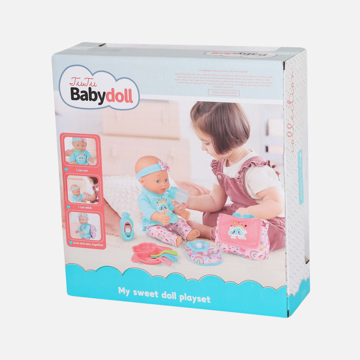 BABY DOLL + SCHOOL BAG (WITHOUT IC)