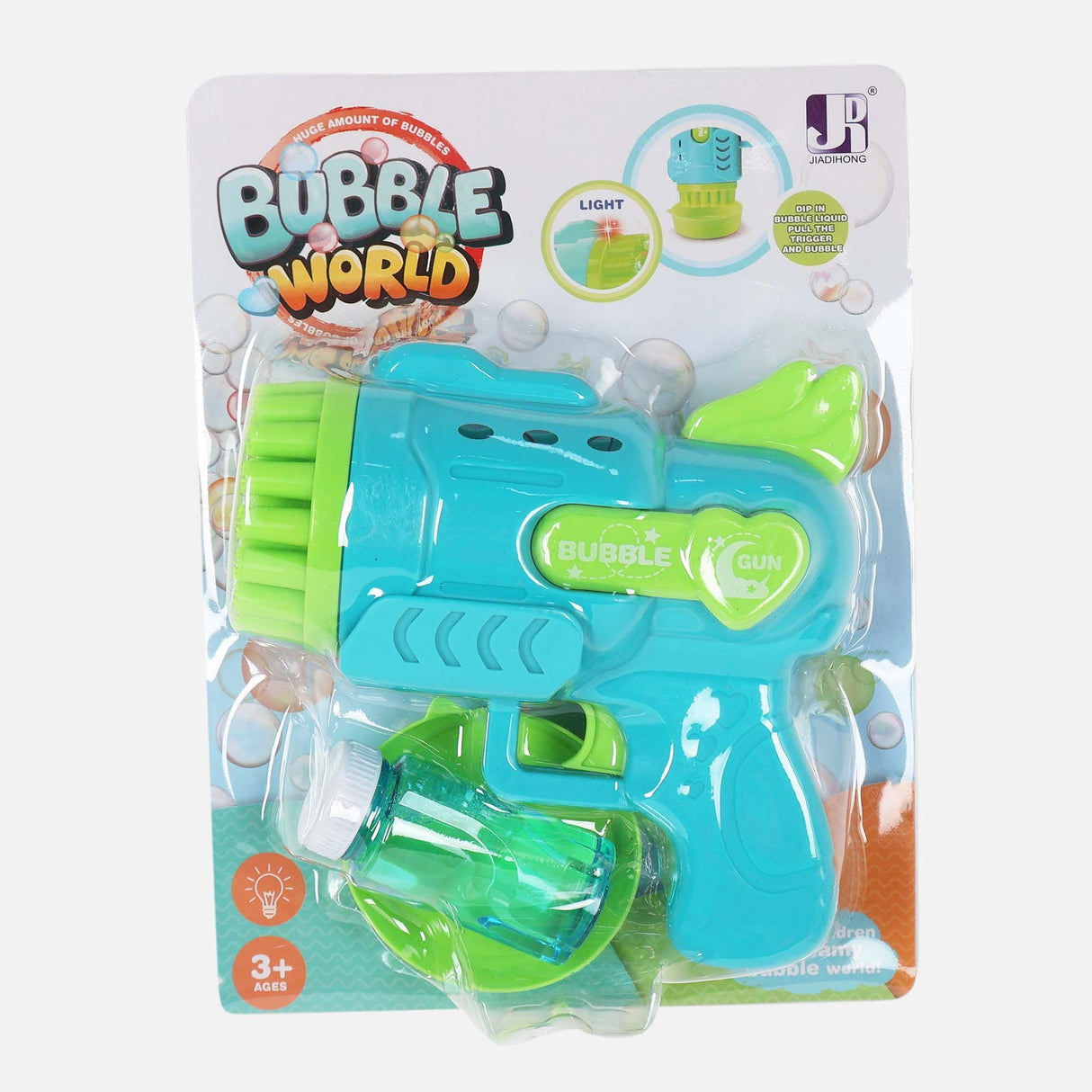 ELECTRIC BUBBLE GUN 29 HOLES,WITH LIGHT