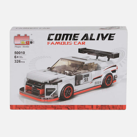 BUILDING BLOCK RACING SERIES GTR 326 PIECES