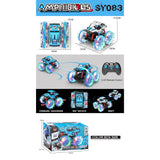 6 CHANNEL (AMPHIBIOUS) CLIMBING STUNT CAR LIGHT WHEEL