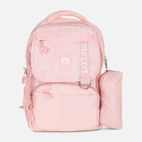 JUNIOR MELON SCHOOL BACKPACK +LONG SHAPE PENCIL CASE (30*45*18CM)