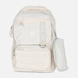 JUNIOR MELON SCHOOL BACKPACK +LONG SHAPE PENCIL CASE (30*45*18CM)
