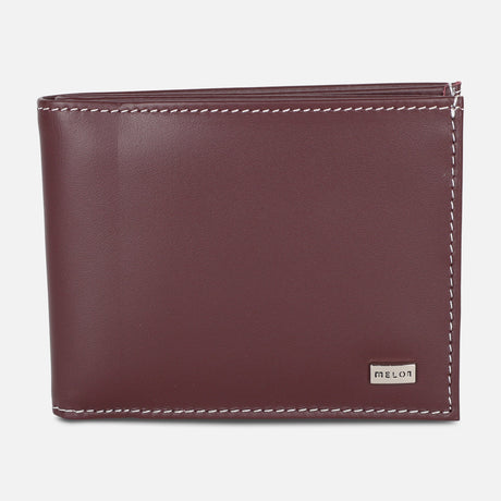 MEN BI-FOLD LEATHER WALLET
