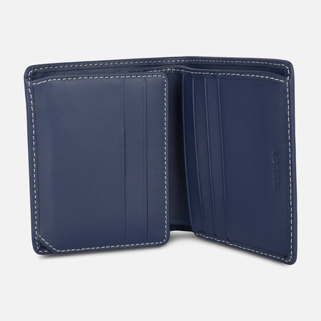 MEN BI-FOLD LEATHER WALLET