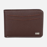 MEN BI-FOLD LEATHER WALLET