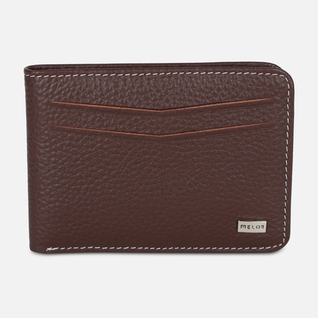 MEN BI-FOLD LEATHER WALLET