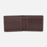 MEN BI-FOLD LEATHER WALLET