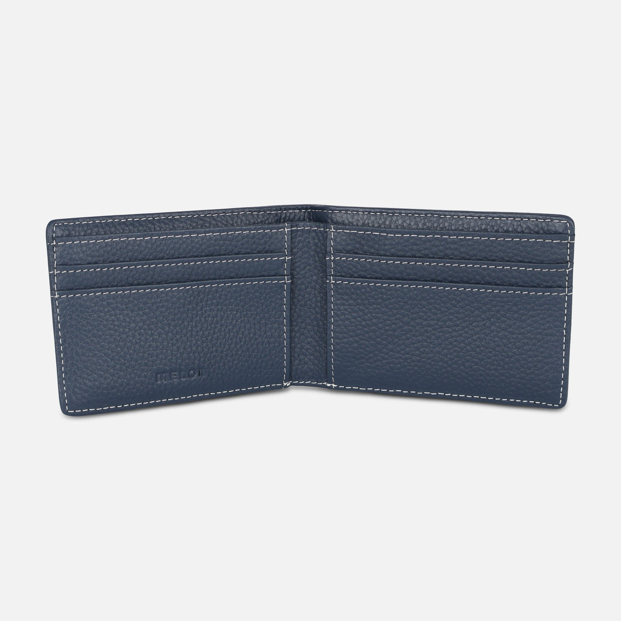 MEN BI-FOLD LEATHER WALLET
