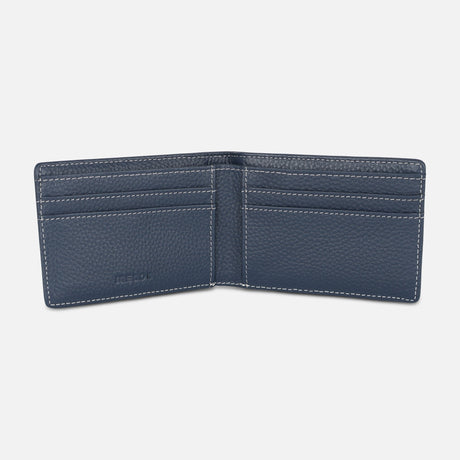 MEN BI-FOLD LEATHER WALLET