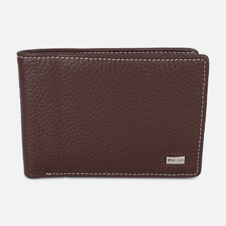 MEN BI-FOLD LEATHER WALLET