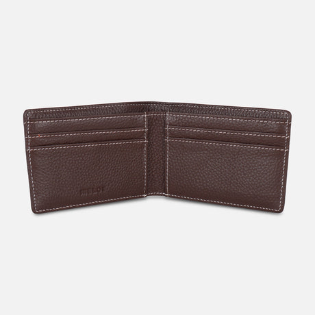 MEN BI-FOLD LEATHER WALLET