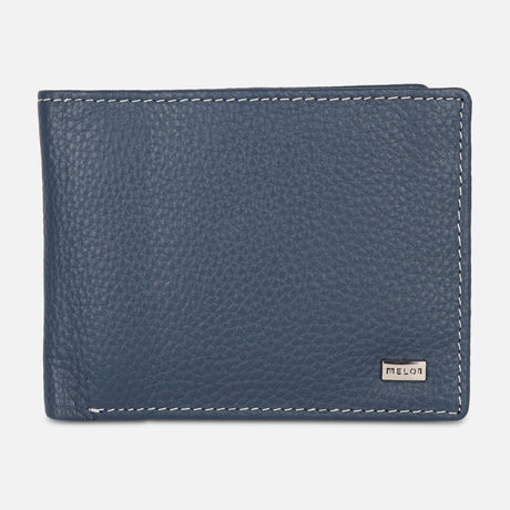 MEN BI-FOLD LEATHER WALLET