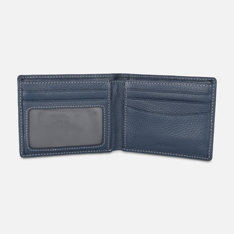 MEN BI-FOLD LEATHER WALLET