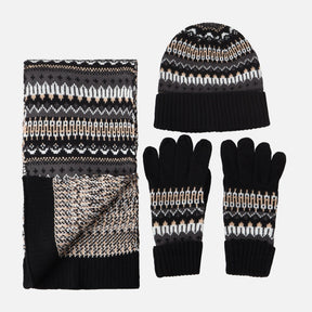 MEN CAP, SCARF AND GLOVES SET