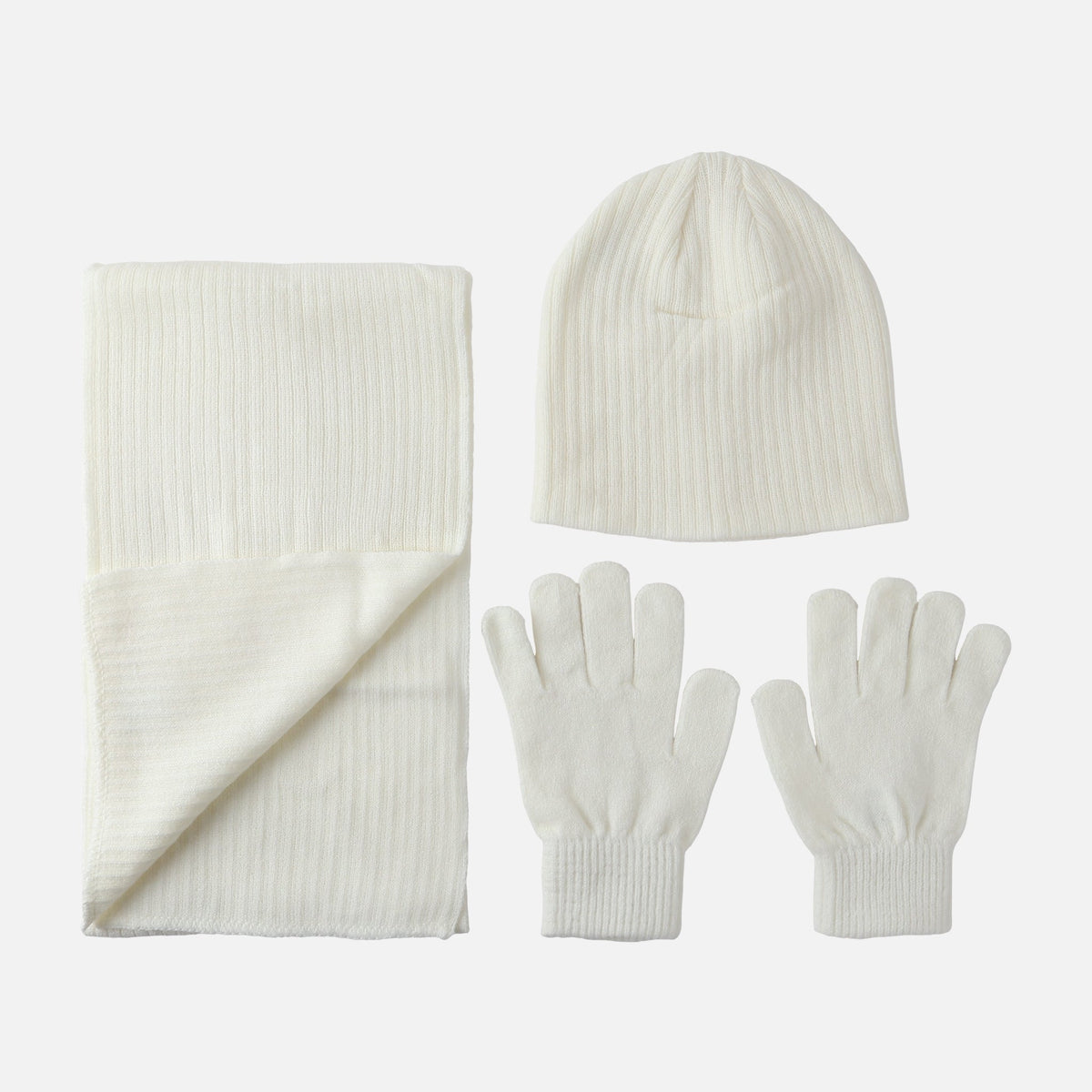 GIRLS CAP, SCARF AND GLOVES SET