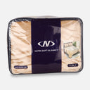Solid Semi Cloudy Blanket Single Ply