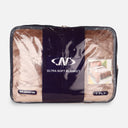 Solid Semi Cloudy Blanket Single Ply