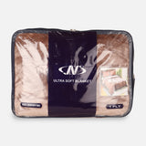 Solid Semi Cloudy Blanket Single Ply