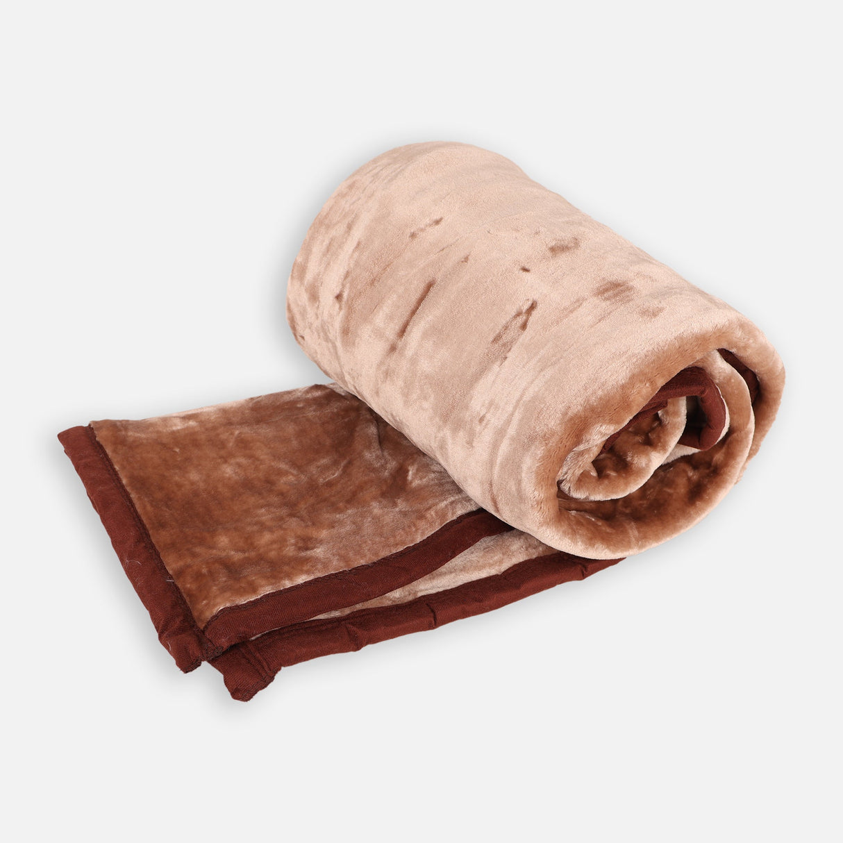 Solid Semi Cloudy Blanket Single Ply