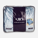 Solid Semi Cloudy Blanket Single Ply