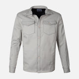 MEN LONG SLEEVE SHIRT SPREAD COLLAR