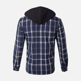 MEN LONG SLEEVE SHIRT WITH HOOD