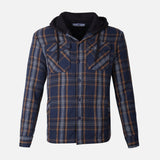 MEN LONG SLEEVE SHIRT WITH HOOD