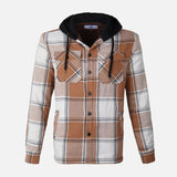 MEN LONG SLEEVE SHIRT WITH HOOD