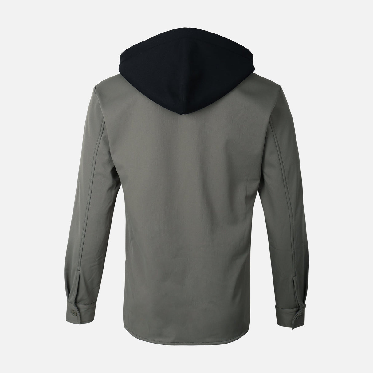 MEN LONG SLEEVE SHIRT WITH HOOD